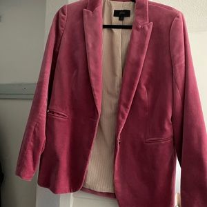 Blazer jcrew pink velvet